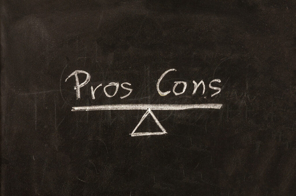 pros and cons of email, channel. chat or meeting