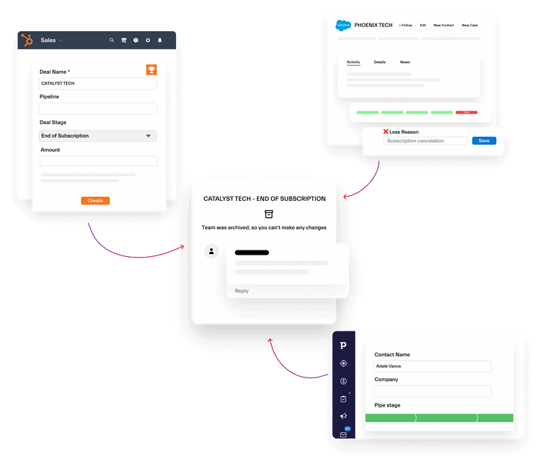 CRM to archive in Microsoft Teams